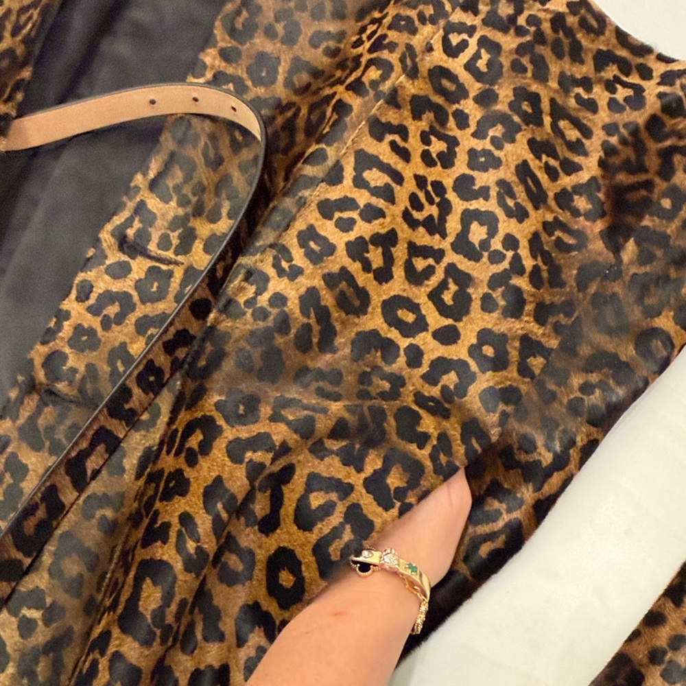 Carlisle Leopard Print Leather Jacket - Picture 11 of 15